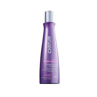 Shampoo Violet Action C.Kamura Desamarelador Silver 315ml em Oferta na Shopee