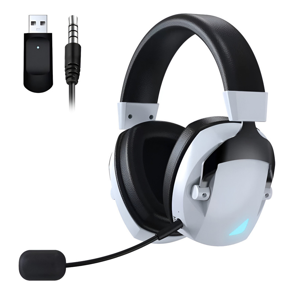 Headset Gamer Fone De Ouvido Wireless 2.4ghz Bluetooth V5.3