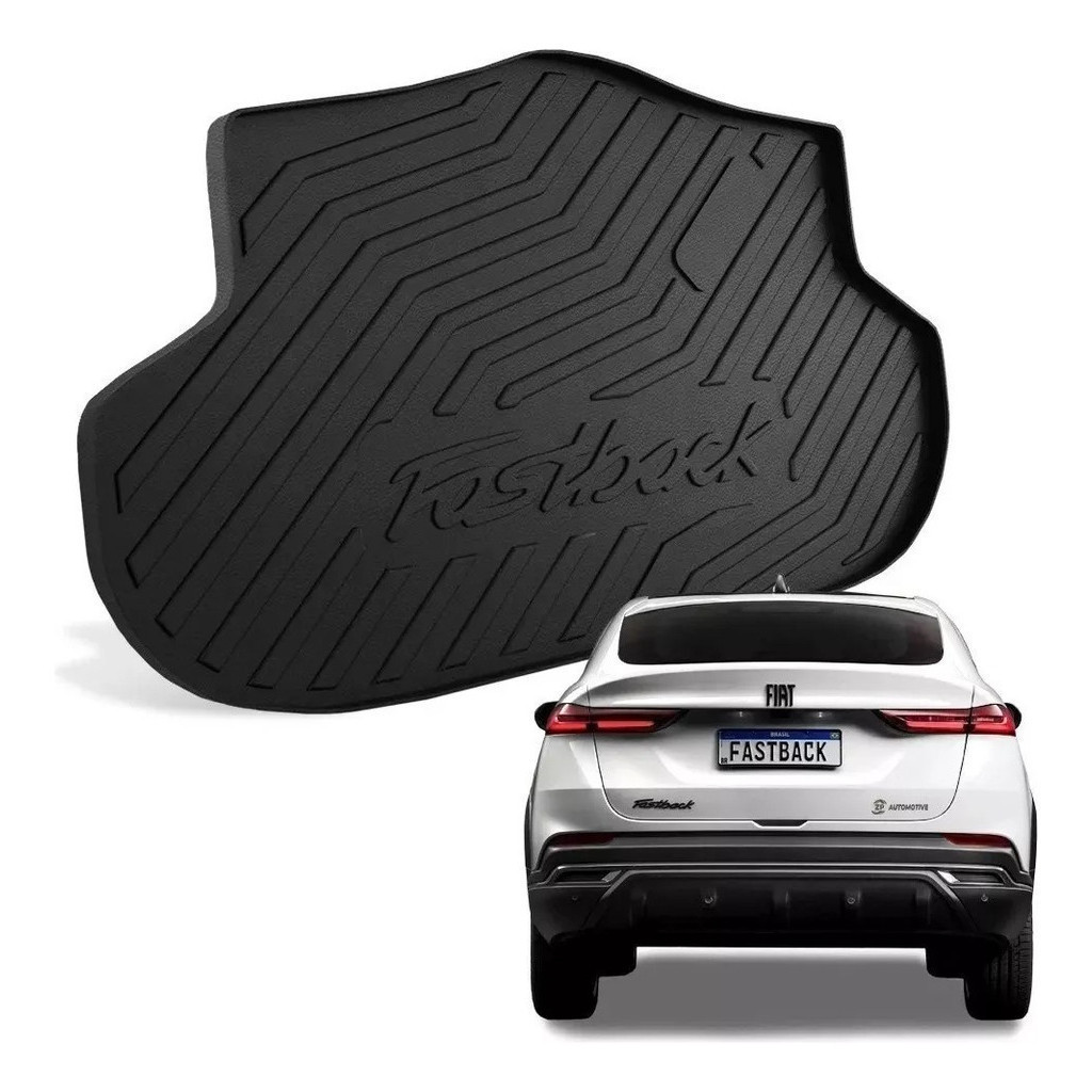Bandeja Protetor de Assoalho de Porta-Malas Fiat Fastback 2023- PEAD em Oferta na Shopee