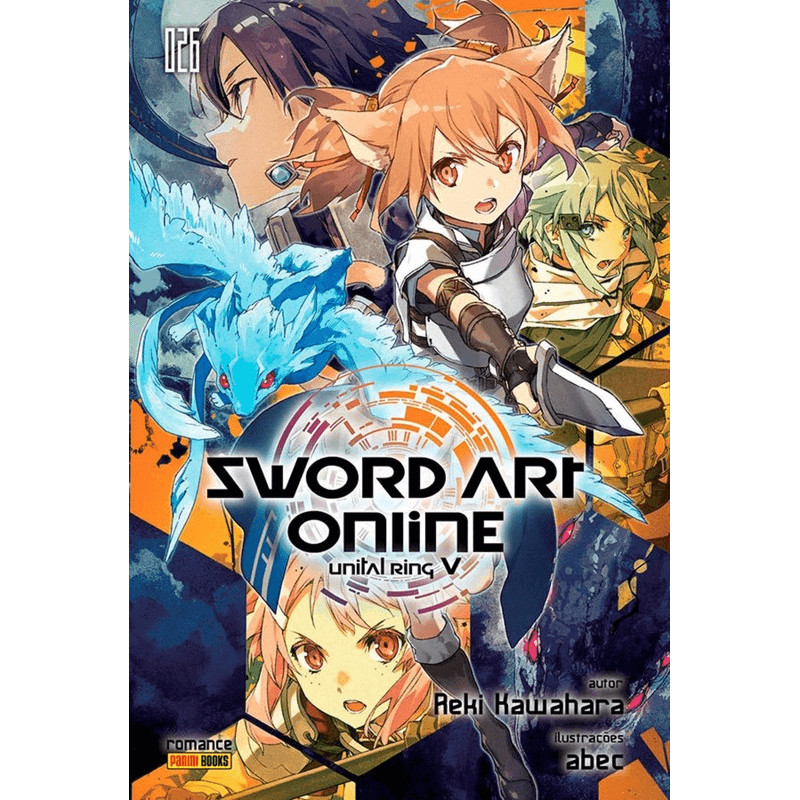 Capa do livro Mangá - Sword art online: unital ring v - Editora Panini