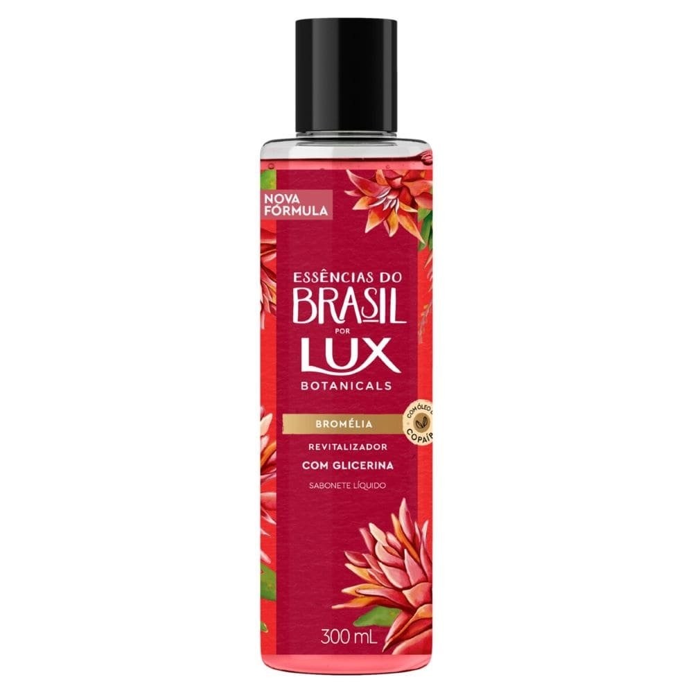 Sabonete Líquido Lux Botanicals 300 ml Essências do Brasil Bromélia em Oferta na Shopee