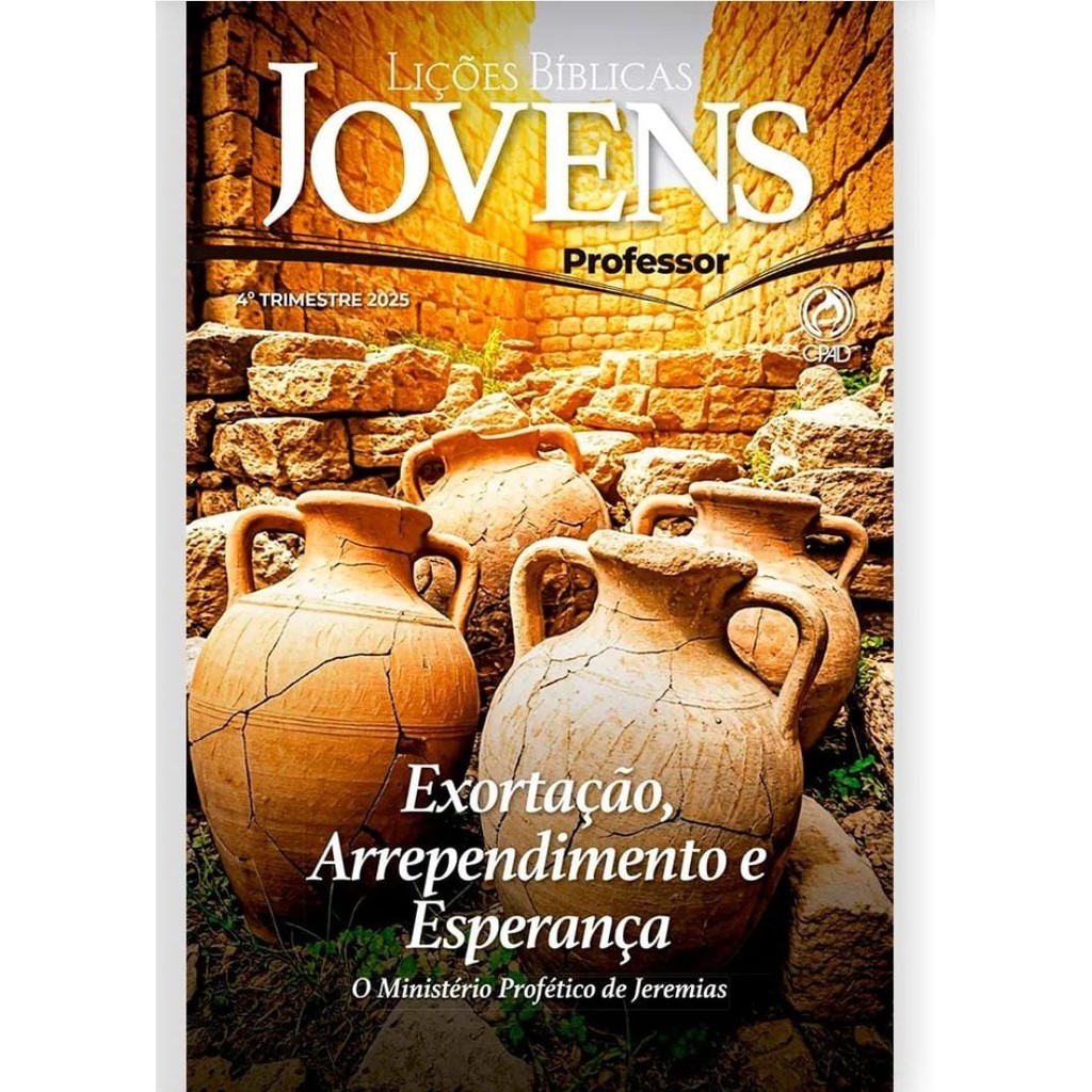 KIT com 2 Revistas Lições Bíblica Jovens Professor 4º Trimestre 2025 em Oferta na Shopee