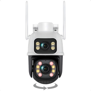 Câmera De Segurança Wi-fi Smart Camera A28B Dupla Ip Prova D´agua em Oferta na Shopee