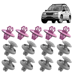 Kit Grampo Presilha 13 Peças Moldura Paralama Dianteiro Tracker 01 02 03 04 05 2006 2007 2008 2009