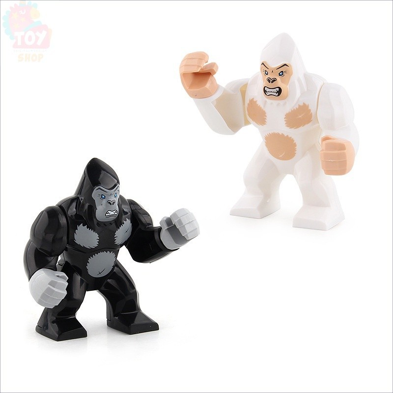 brinquedos educativos para bebê Brinquedo de desmontagem crianças de bloco de construção baby shark toys bebê tubarão lego construção Blocos De Construção Compatíveis Montagem Inserir Tubarão Gorila Animais De Brinquedos Educativos Ornamentos