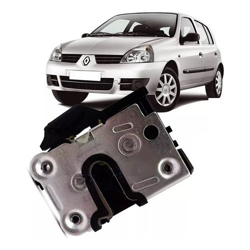 Fechadura Porta Dianteira Clio 1999 a 2017 Symbol 2006 a 2017 Scenic 1999 a 2010 Predisposta p Eletrica Lado Direito