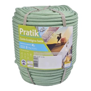 Corda Pratik Trançada Pet Verde Rolo 4mm x 400m em Oferta na Shopee