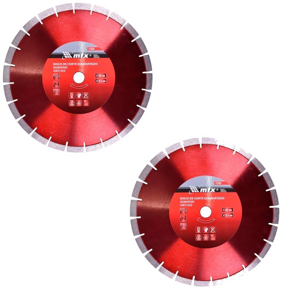 2 Discos de Corte Diamantado 14 POL Segmentado MTX