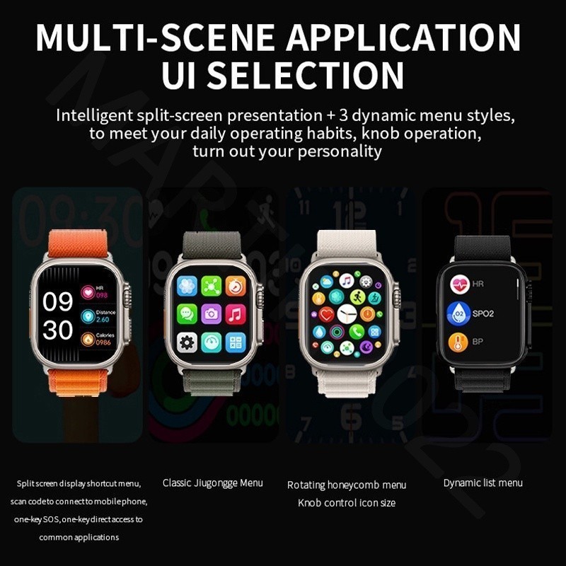 Relógio Smart Watch T800 Ultra2 MAX Esportivo à Prova D'Água Sem Fio — foto 5