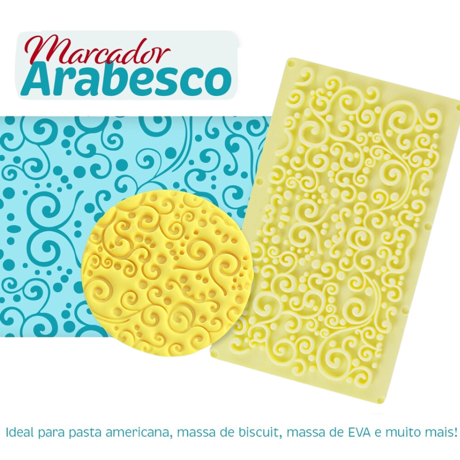 Marcador Arabesco De Biscuit e Pasta Americana Blue Star em Oferta na Shopee