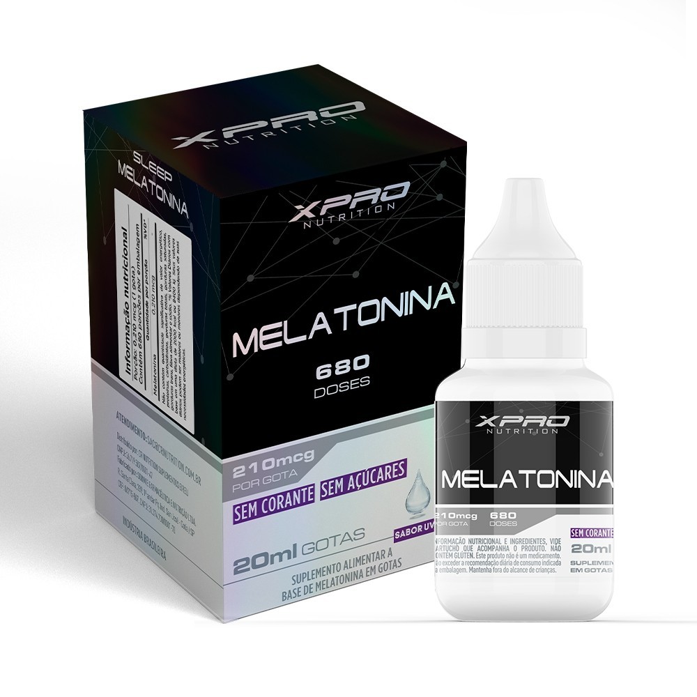 Melatonin a 210mg 680 Doses - Xpro Nutrition Sabor:Natural em Oferta na Shopee