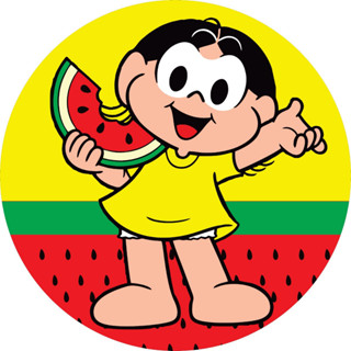 50 ADESIVOS PERSONALIZADOS REDONDO 5X5 MAGALI VARIOS TEMAS em Oferta na Shopee