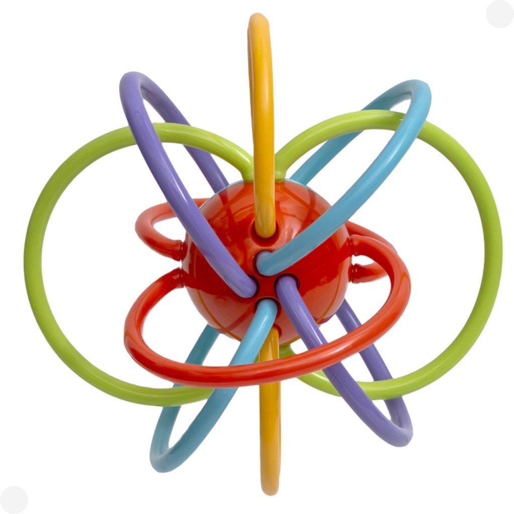 Brinquedo Bebê Chocalho E Mordedor Flexível Macio Ball 14988- Buba em Oferta na Shopee