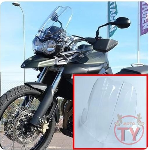 Para TRIUMPH TIGER800XC 800XC TIGER 800XC Acessórios Motocicletas 800 XC Pára-Brisas De Alta Qualidade Defletor De Vento Transparente