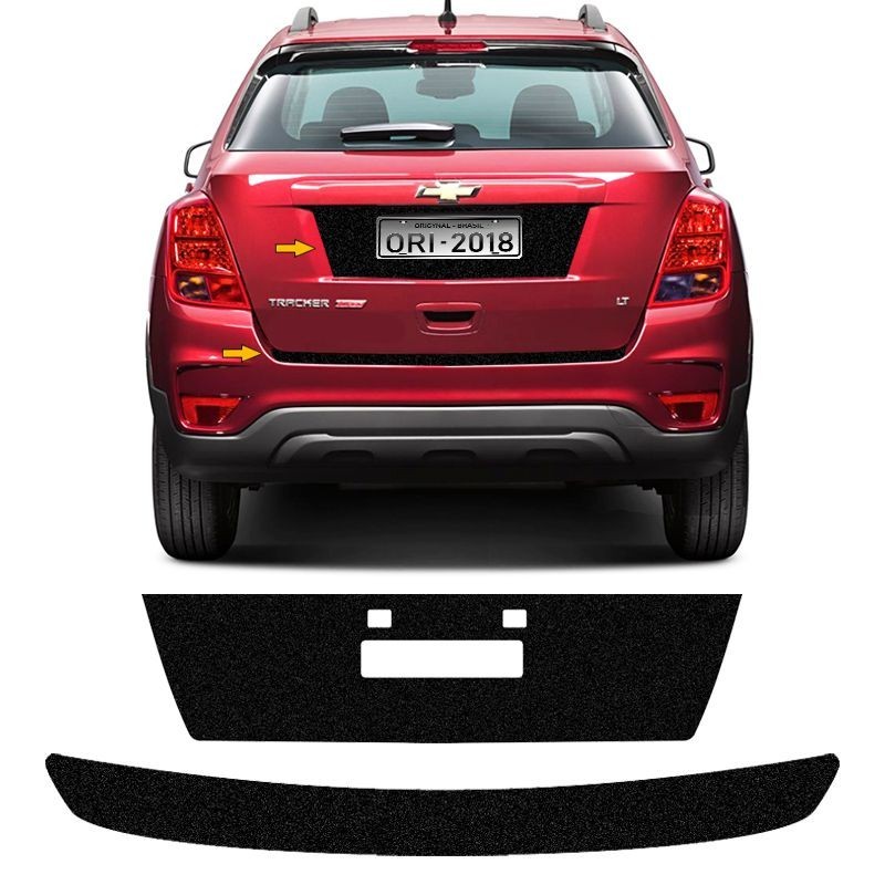 Kit Protetor Do Porta-malas Tracker 2018 + Fundo De Placa