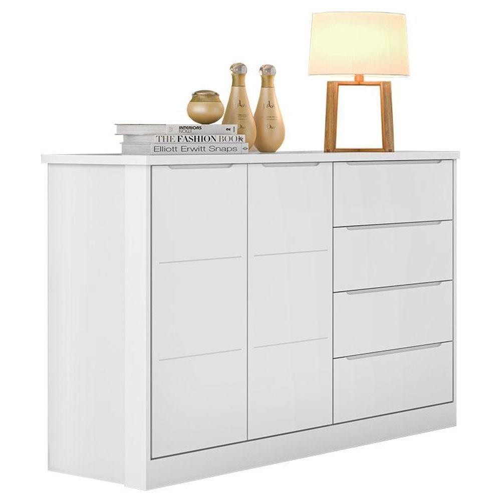 Cômoda Infantil Blenda Branco Acetinado - Phoenix Baby em Oferta na Shopee