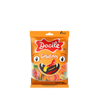 Bala de Gelatina Cobrinhas 80g - Docile em Oferta na Shopee