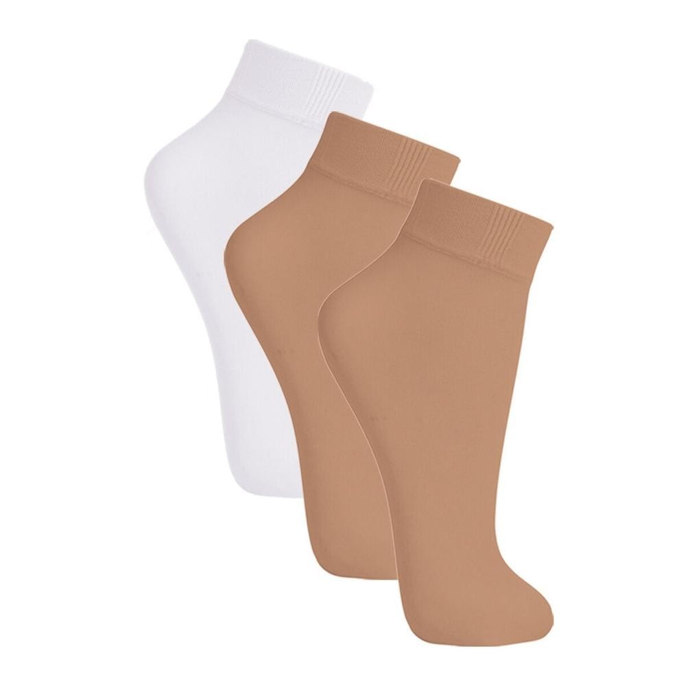 Kit com 3 Meias Soquete Fio 20 Loba 5530-001 - Women Clothes