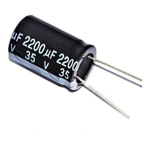 03 Peças Capacitor Eletrolítico 2200uf 35v 2200 x 35 105ºC