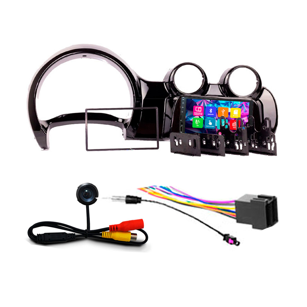Kit Multimidia 7 Pol Uno Vivace 2014 Em Diante Fiorino 2015 16 17 18 A 2021 Espelhamento Android Ios 2 Din Black Piano em Oferta na Shopee