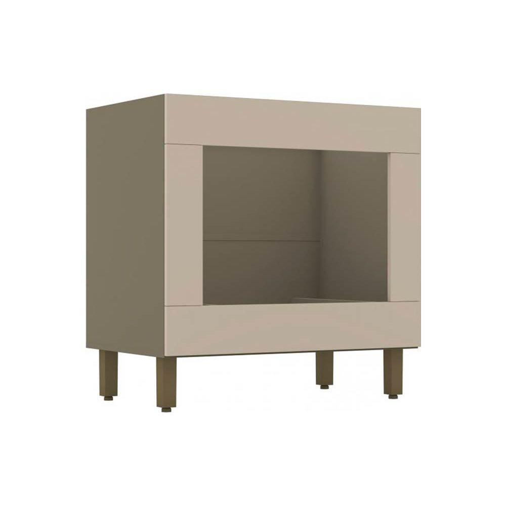 Balcão de Cozinha Connect Cooktop c/Forno de Embutir 80x51x82cm Duna/Cristal - Henn em Oferta na Shopee