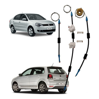 Kit Reparo Máquina Vidro Elétrico Dianteiro Polo VW Ano 2003 a 2016 Aplicação LD/LE em Oferta na Shopee