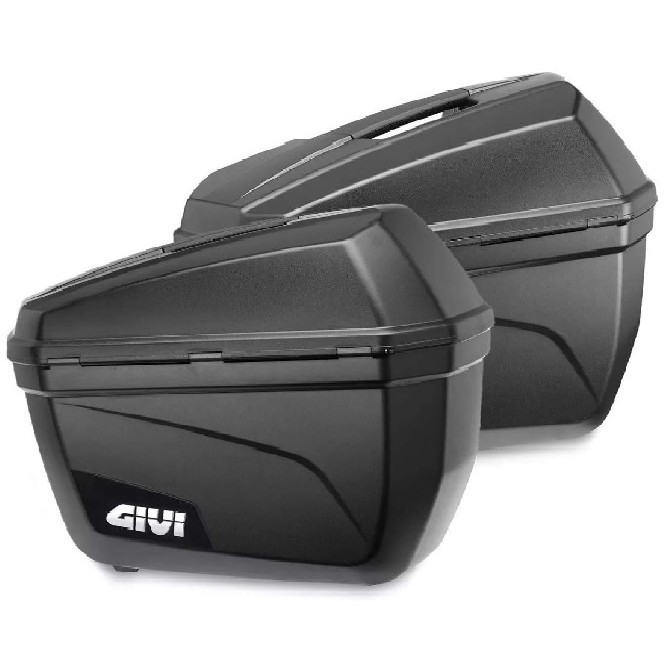 BAU Moto fazer dominar 400 27L MONOLOCK TRAFFIC E-27M + BAU 22L LATERAL E-22N GIVI XRE lander bros sahara300 gs300 · foto 2