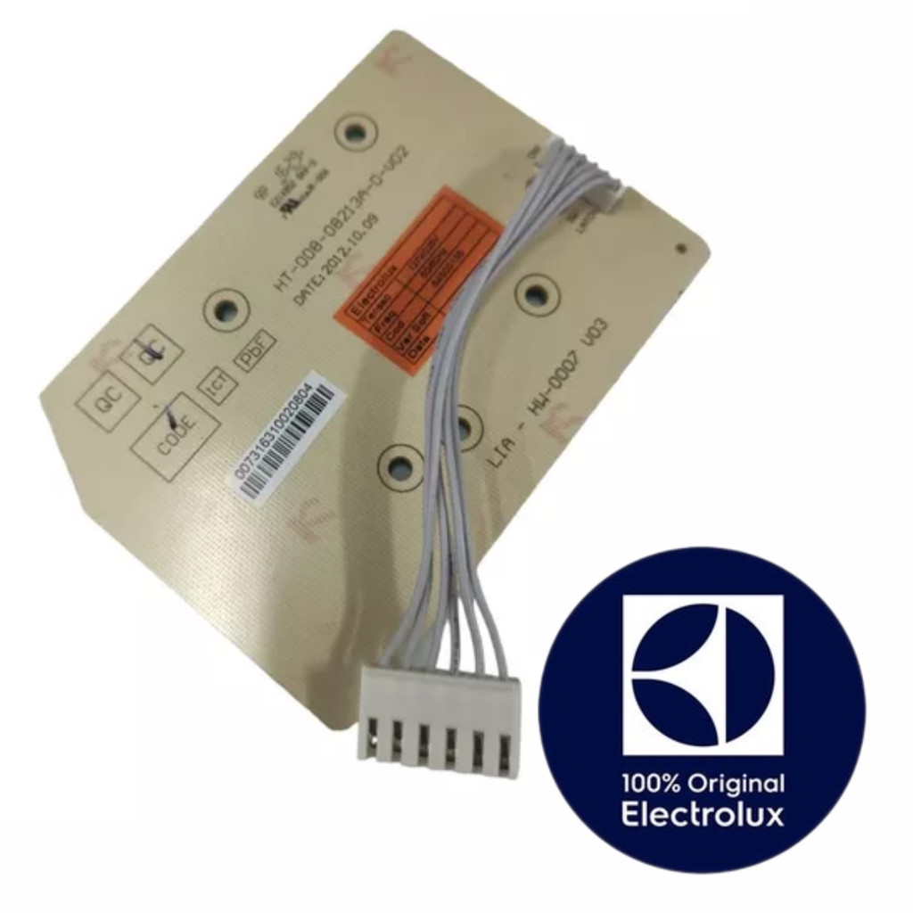 PLACA INTERFACE MAQUINA DE LAVAR ELECTROLUX ORIGINAL - LTC10 - LTC12 - LTC15 - LT11F - LT12F - LT15F - LTD09 - LTD11