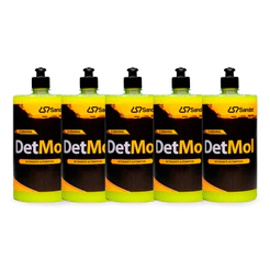 Kit 5 Shampoo Automotivo DetMol Limpeza Pesada Sandet 1L