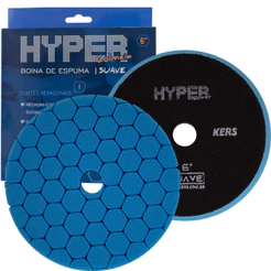Boina De Espuma Azul Suave Lustro Hyper Kers 6 Polegadas