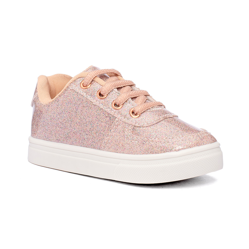 Tenis Infantil Feminino Casual Menina Funfy Glitter 3225A Confortável em Oferta na Shopee