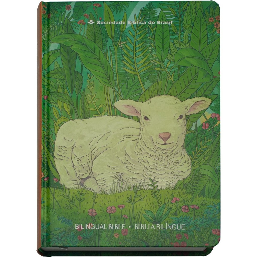 Bíblia Sagrada Bilíngue | NTLH | Letra Normal | Capa Dura | Ovelha em Oferta na Shopee