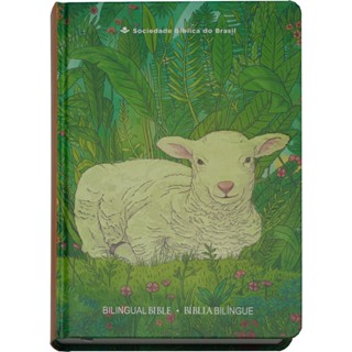 Bíblia Sagrada Bilíngue | NTLH | Letra Normal | Capa Dura | Ovelha em Oferta na Shopee