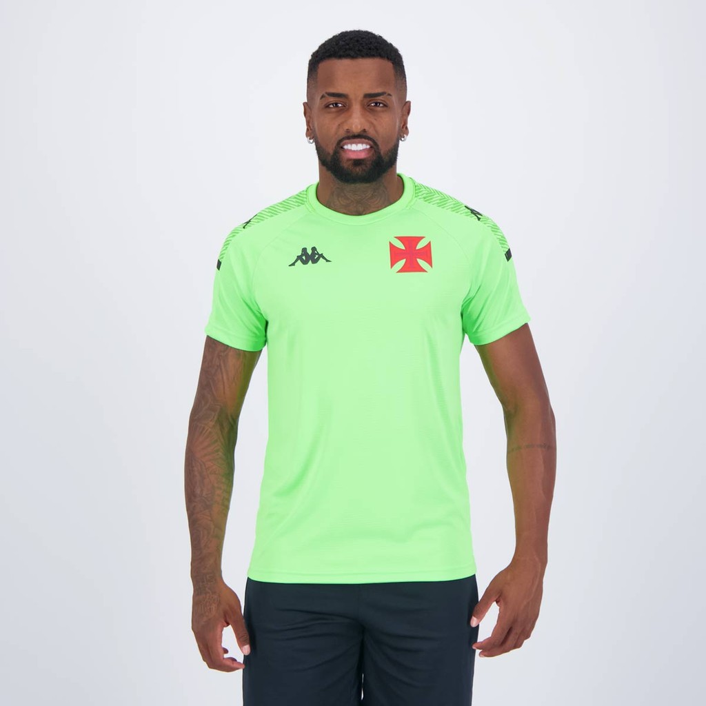 Camisa Kappa Vasco Details Supporter 2024 Verde - Sports & Outdoors