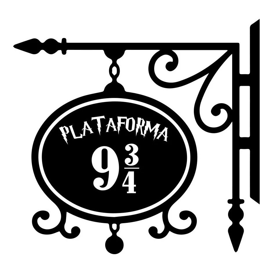 Quadro Plataforma 9 3/4 Harry Potter (30x30)