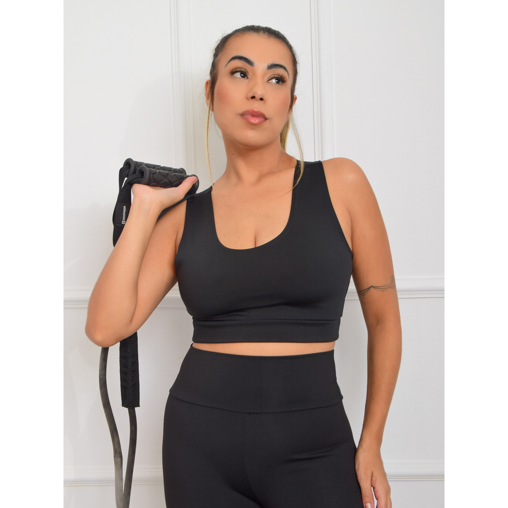 Top Suplex Feminino Sem Bojo Reforçado Otima Sustentação