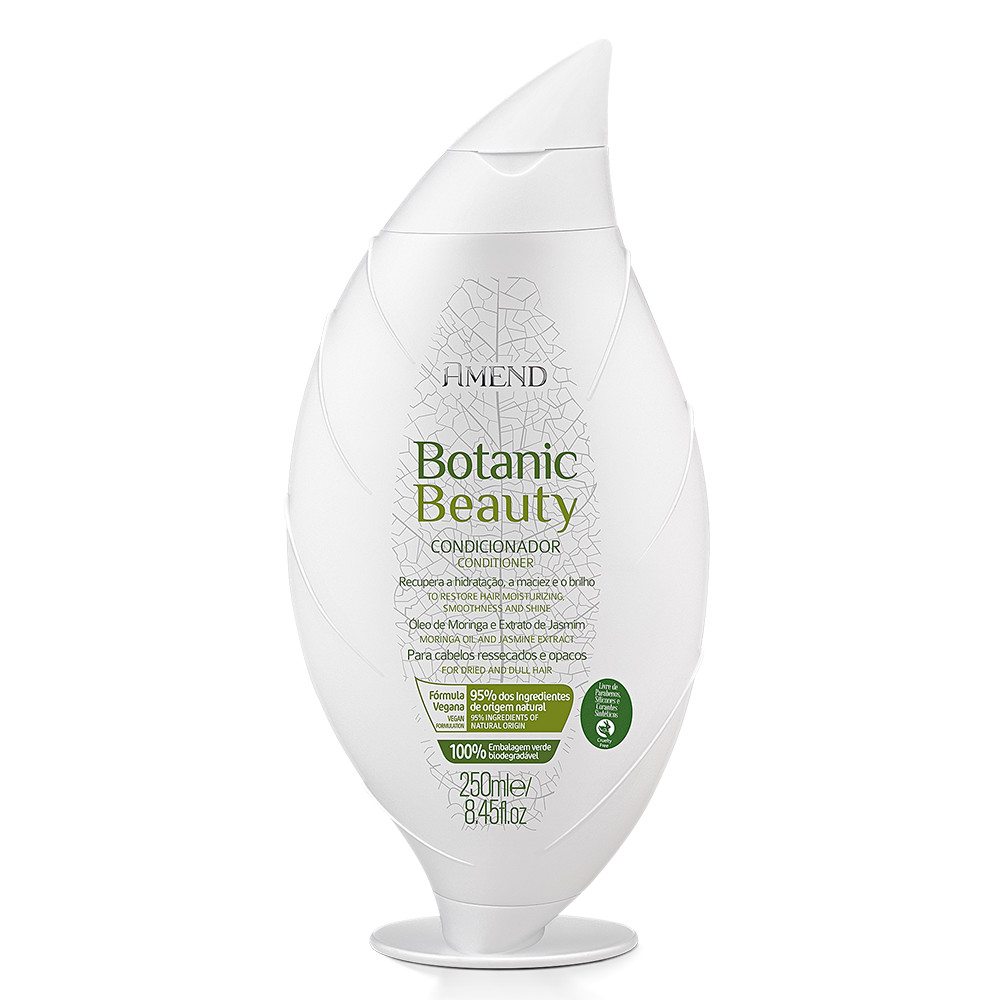CONDICIONADOR AMEND BOTANIC BEAUTY OLEO DE MORINGA E EXTRATO DE JASMIM 250ML [7896852621455]