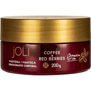 Manteiga Corporal Joli Café e Frutas Vermelhas Hinode 200ml em Oferta na Shopee