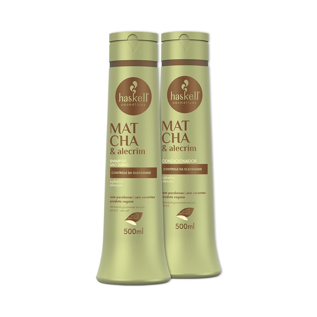 Kit Haskell Sh e Cond Matcha Alecrim 500ml