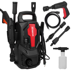 Lavadora Alta Pressão Compacta Potente Lava Carro Moto Com Aplicador Detergente LW1305 1200W Worker
