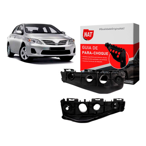 Par Suporte Parachoque Corolla 2009 Até 2014 Dianteiro em Oferta na Shopee