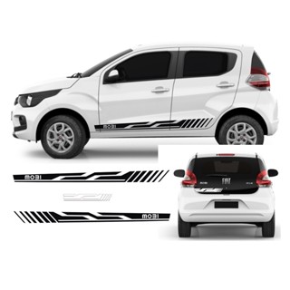 Adesivo Lateral Para Fiat Mobi Faixa Mb5 Drive Easy Like Way em Oferta na Shopee