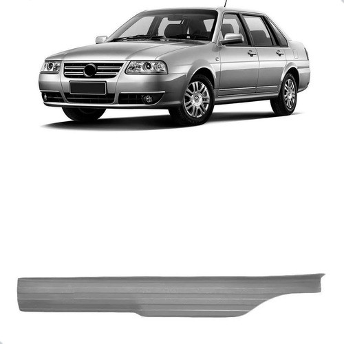 Soleira Santana 2000 Até 2006 Traseira Cinza Claro 4 Portas