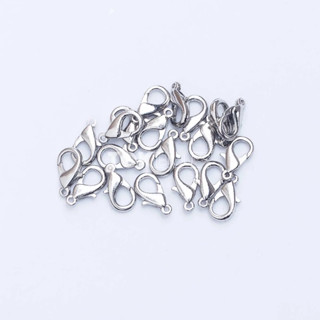 Fecho Lagosta - Prata - 12mm - 100 Peças em Oferta na Shopee