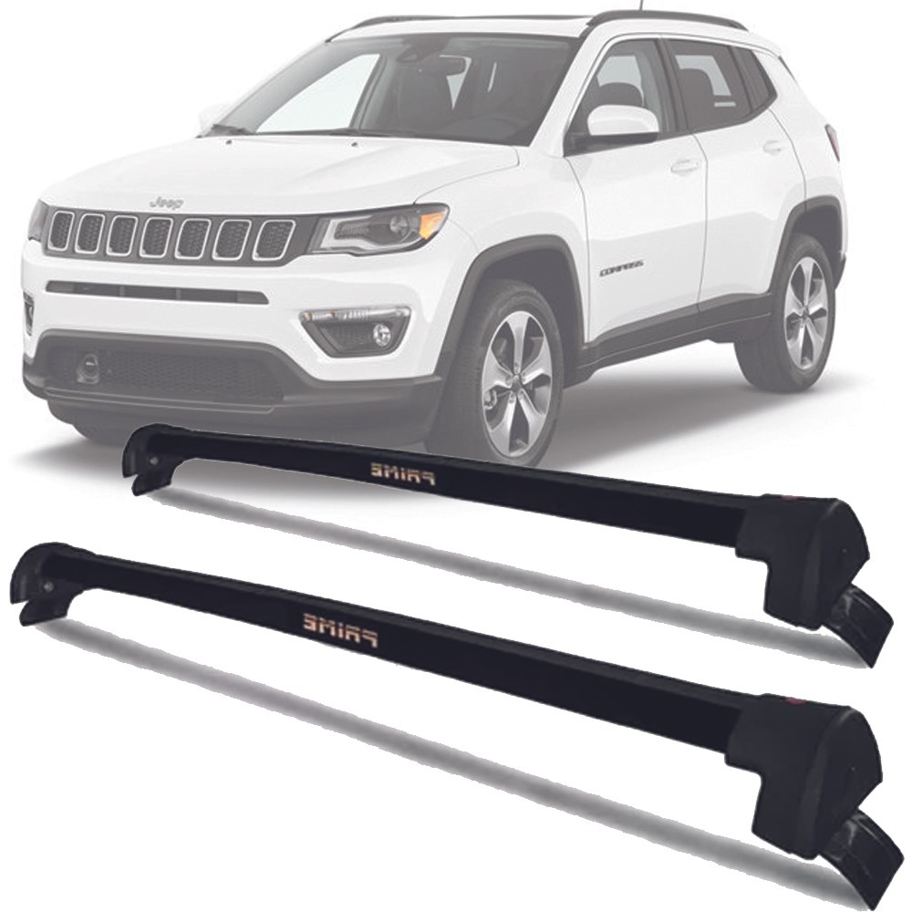 Rack Trav Teto Aluminio Prime Jeep Compass 17-20 PTO PR187
