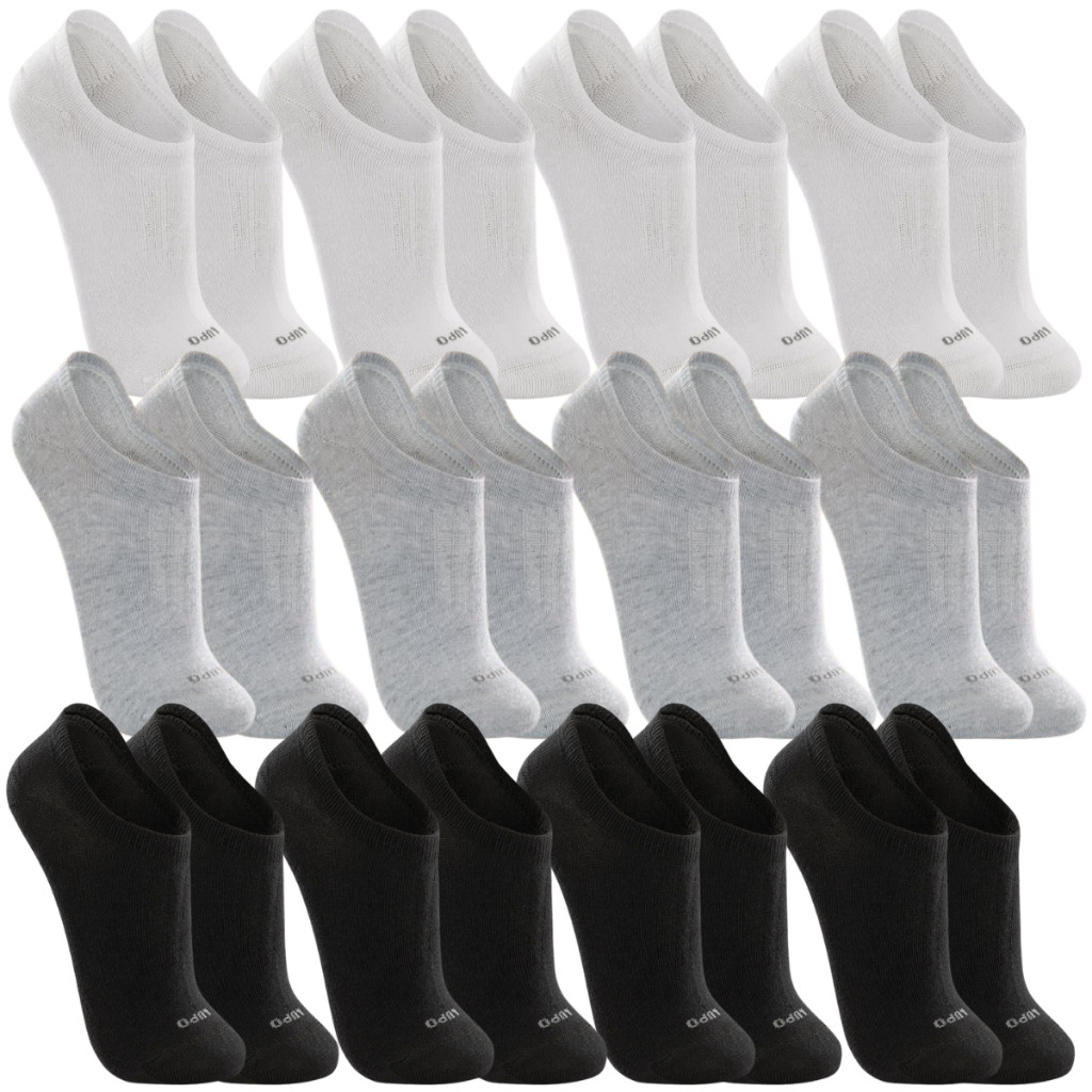Kit 12 Pares Meia Adulto Soquete Lupo Sport