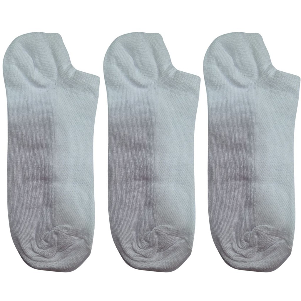 Kit 3 Pares Meia Soquete Feminina Selene Original Dia a Dia Algodão