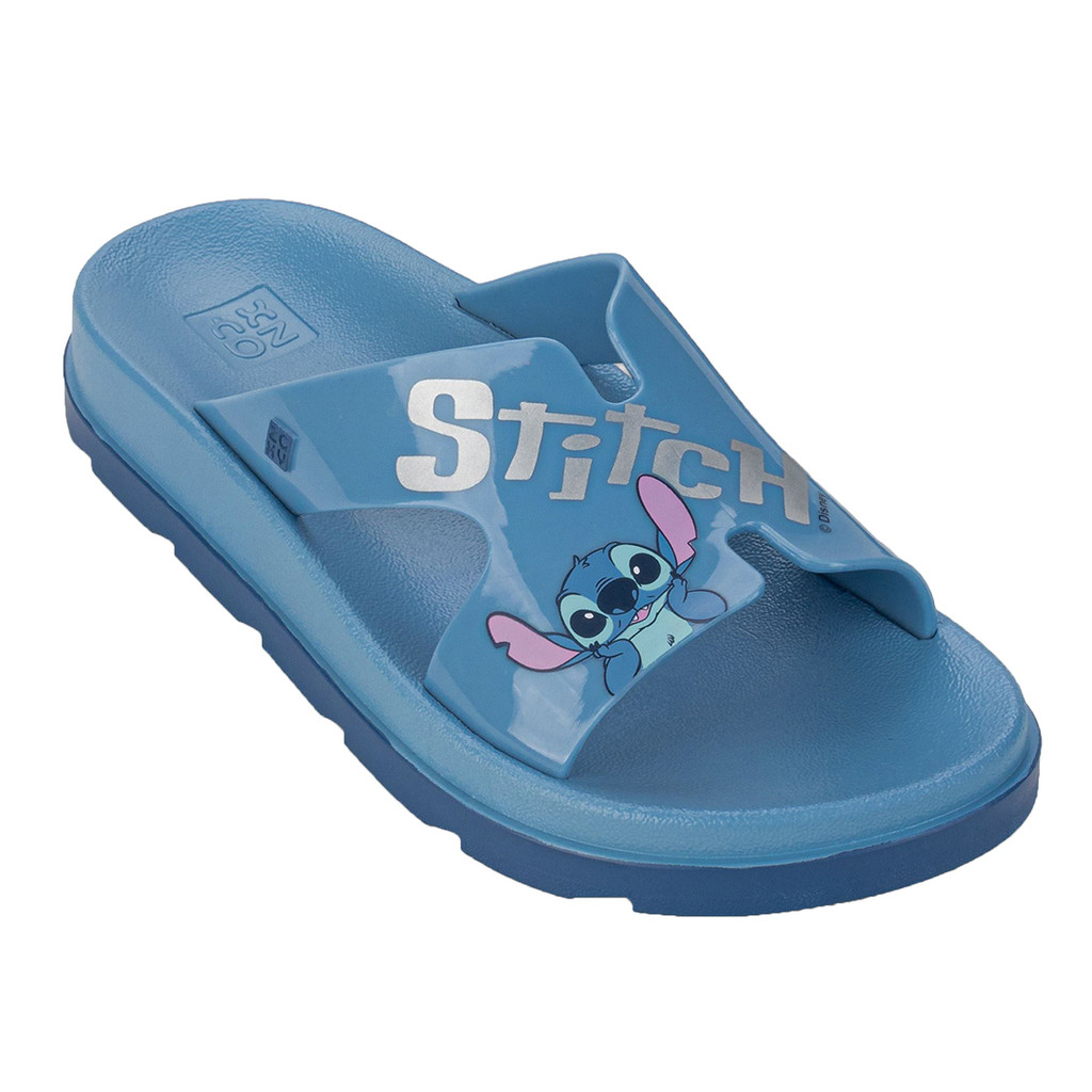 Tamanco Stitch Daily Azul Off White Preto Feminina Papete Tratorada Slide Zaxy Partner