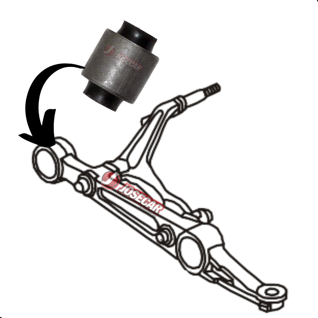 Bucha do Braço Inferior Dianteiro Civic 1992 1993 1994 1995 em Oferta na Shopee