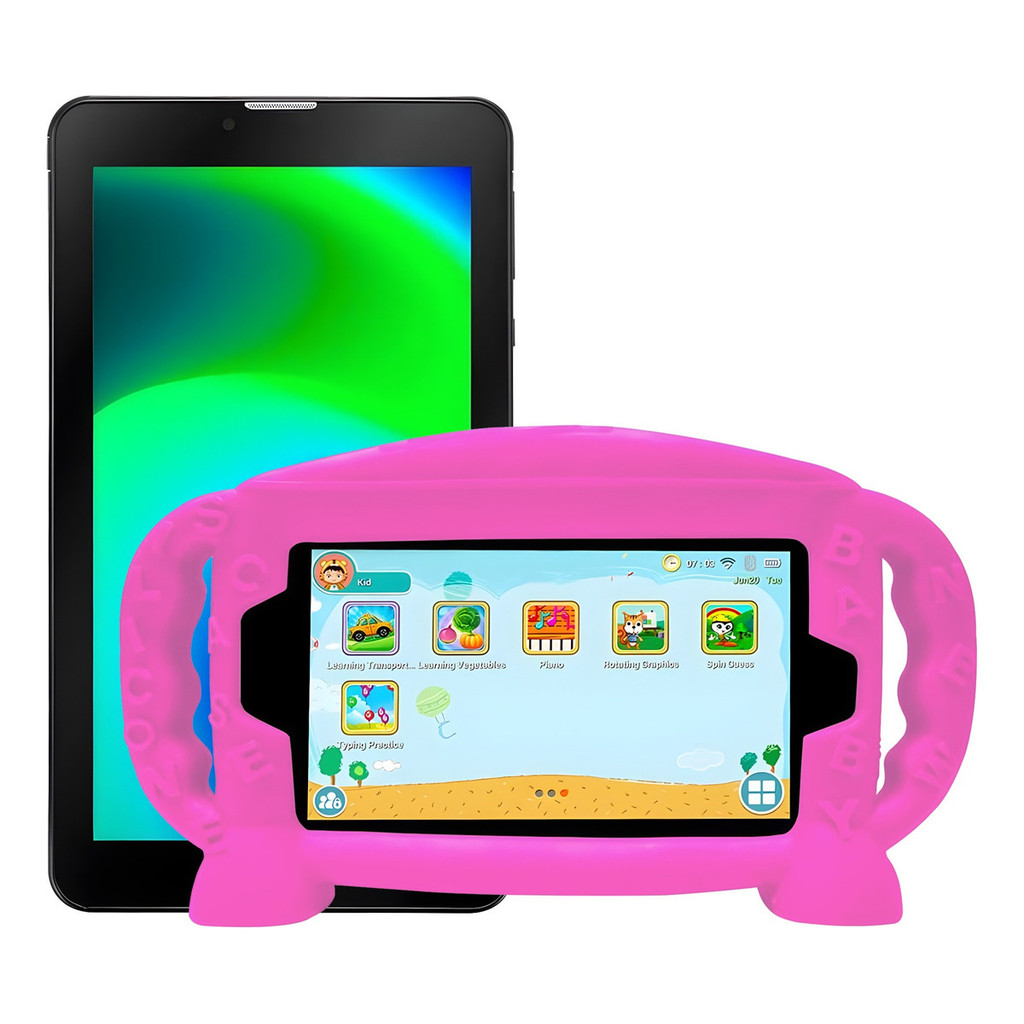 Capa Infantil De Silicone  Para Tablet Multilaser M7 + película